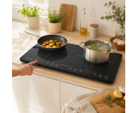 Kohersen Kuchenka indukcyjna Black Matt Double - 1600181 - zdjęcie 3